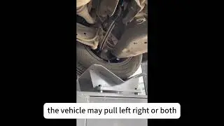 What symptoms occur when the control arm bushings age and crack?