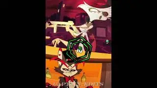 Angel dust vs husk￼￼ #hazbinhotel