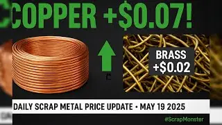 Daily Scrap Metal Price Report | May 19 2025 | Copper Up $0.07/lb | #ScrapMonster
