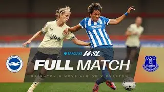 Full Match: Brighton & Hove Albion v Everton | Barclays WSL 25/26