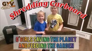 Bonsaii 3S30 - Shredding Carboard Mulch and Compost materials for your Vegetable Gardening