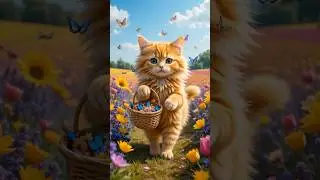 Cat Catches Butterflies #catandbutterflies #catsandnature #furryfriend #butterflylove