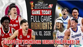 GILAS PILIPINAS vs FMP EUROPE GAME TODAY January 10, 2026 - Battle Europe Champion vs Pinoy Blood!