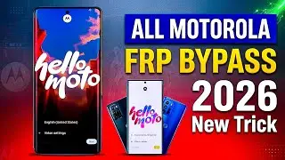 Latest Motorola FRP Bypass 2026 | Android 15/16 | No PC Required | Google Lock Removal Guide