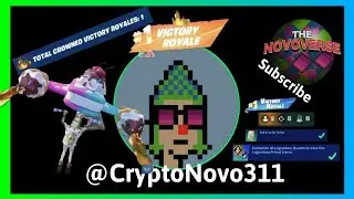 Fortnite Lil Split llama Prize Victory Royale CrypToadNovo 🐸 9 knock God loot #fortnite #cryptonovo