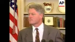 USA-Clinton Defends Croats But Warns Of