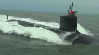 Submarine John Warner Delivered to U.S. Navy