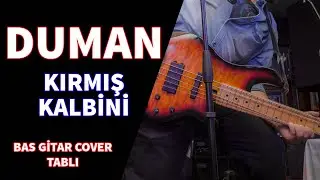 Duman - Kırmış Kalbini 🎸 (Bass Cover + Tablı) #duman #kırmışkalbini