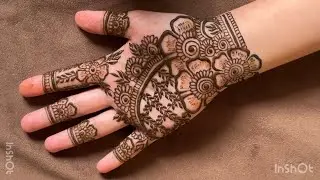 Beautiful front hand mehendi design || Mehendi tutorial || Pakistani mehendi design ||Mehandi design
