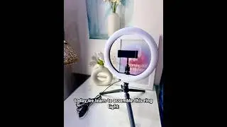 RingLight SetUp & Assembling| AmazonBasics Ringlight+tripod for ₹329! Ring Light Setup |assemble
