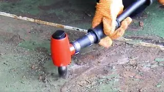 Single-head Pneumatic Hand-held Scaling Hammer - Remove Thick Scale, Heavy Corrosion, Hard Coatings