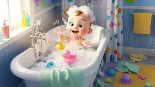Bath Time Bubbles Song 🛁🎶 | Nursery Rhymes & Kids Songs | Preschool Learning | 3D Animation