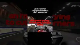 Hamilton Last Lap Team Radio Singapore