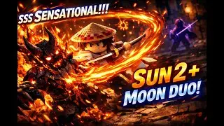 New Event Dungeon Raid INSANE Waves | Sun 2 & Moon Duo (Roblox Demon Blade)