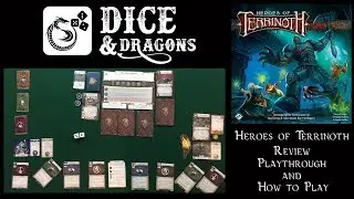Dice and Dragons - Heroes of Terrinoth Review, Playthrough and How to Play
