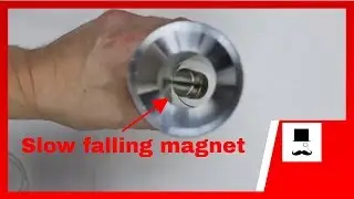 Slow falling magnet - Feel Flux Aulminum tubes with magnet - Lenz's law experiment