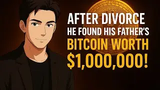 After Divorce He Found His Father&rsquo;s Bitcoin Worth $1,000,000! | Emotional Manhwa Story in Hindi
