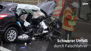 Falschfahrer verursacht schweren Unfall auf der A5