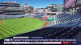 A look at what's new inside Nationals Park this season