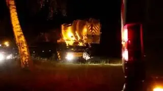Liebherr Ltm 1500-8-1 Fricke Schmidbauer Konvoi unterwegs auf der Autobahn