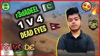 r3dADEEL 1V4 CLUTCH DEAD EYES DE 🔥| PMPL SA S4 SCRIMS 2021