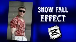 Snow Fall Effect In Tutorial In Cap Cut ll #subscribe#bktutirial