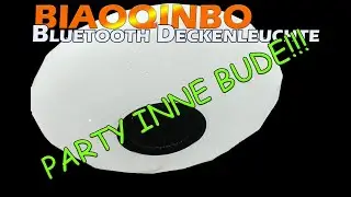 BIAOQINBO 30W LED Deckenleuchte Dimmbar mit Bluetooth Lautsprecher Review