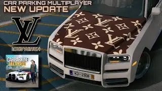 New Rolls Royce Cullinan Louis Vuitton Hood Wrap Tutorial in Car Parking Multiplayer New Update