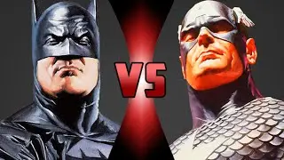 Batman VS Captain America DEATH BATTLE! En espa&ntilde;ol