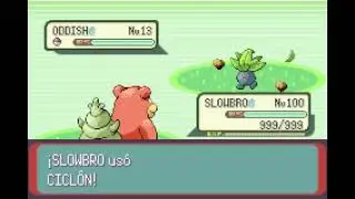 POKEMON EMERALD | SLOWBRO | CICL&Oacute;N | TWISTER