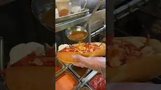 The LOBSTA TRAP SUB from Tony Boloney&rsquo;s in Atlantic City, New Jersey! 🦞🧀🔥 #DEVOURPOWER