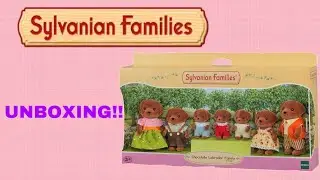 Unboxing Sylvanian Families Chocolate Labraors! (Calico Critters)