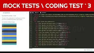 Mock Tests | Coding Test 3 | Bootstrap Flex Utilities - Order |  AYTCG  | #nxtwave #ccbp