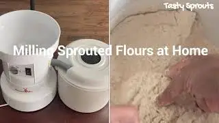 Milling Sprouted Flours at Home using Wondermill Electric Grain Mill