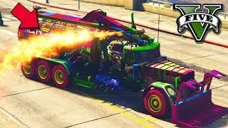 GTA V Online: NOVO CAMINHÃO DE $5,000,000 que LANÇA FOGO!!!