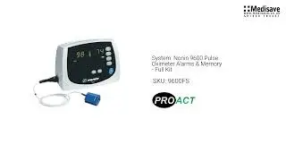 System Nonin 9600 Pulse Oximeter Alarms Memory Full Kit 9600FS