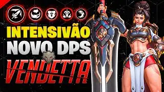 INTENSIVÃO DE VENDETTA!! Dominando o Novo DPS de Overwatch 2 pra amassar geral!