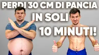 La mia pancia &egrave; sparita &mdash; 30 cm in meno in vita! Questo esercizio brucia i grassi velocemente!