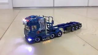 Finished !! 1:87 micro RC / Herpa Scania max steffen