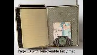 Graphic 45 Couture Altered File Folder Mini Album / Journal
