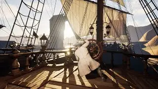 Ship Steering Wheel Animation | Unreal Engine 5 Game Asset Showcase