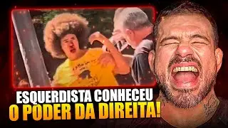 DEPUTADO PETISTA RENATO FREITAS BRIGA NA RUA E APANHA!
