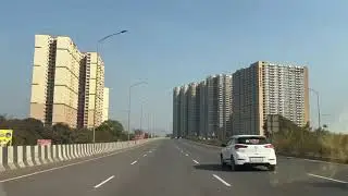 Driving through ulwe to panvel (Morbe sarovar lake) 