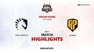 Team Liquid PH vs AP Bren HIGHLIGHTS MPL PH S16 | APBR VS TLPH ESPORTSTV
