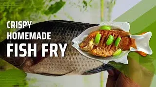Crispy Homemade Fish Fry #cooking #fishfry #recipe #fish #crispyfishfry  