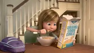 Inside out (2015) - Riley's First Day of School  Preparation -  Joy and sadness Funny Scene.