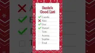 Santa&rsquo;s Good List! Did you make it? #santaclaus #naughty #nice #santaclauseiscomingtotown