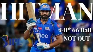 Ro-Hitman Sharma Brilliance 141 (66) vs CSK Magnificent Hitman show 🔥❤️ #rohitsharma #hitman