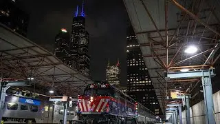 2025 CTA and Metra Holiday fleets at various locations (Week 3/4) ft Operation North Pole