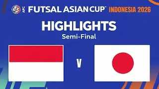 Highlights | Japan vs Indonesia | AFC Asian Futsal Cup | Semi-Final | Indonesia made history! 🇮🇩 👏🔥